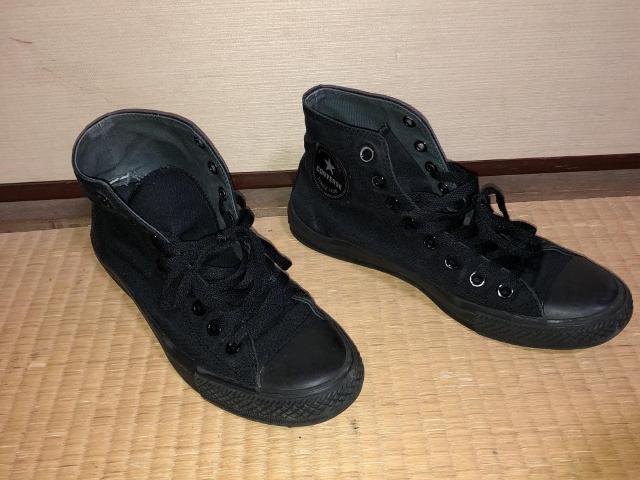 良好!コンバース CONVERSE ハイカット オールブラック 26.0p < 男性ファッション 良好!コンバース CONVERSE ハイカット オールブラック 26.0p < 男性ファッションの