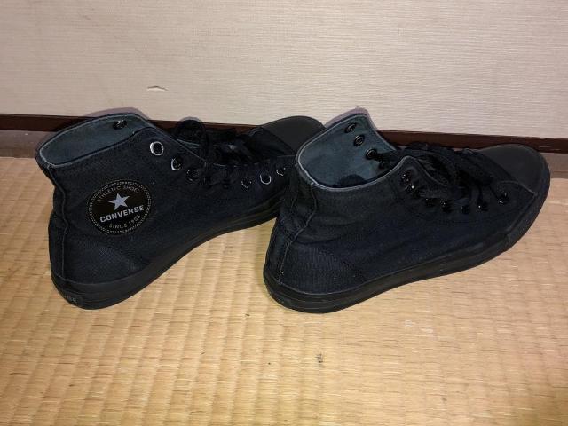 良好!コンバース CONVERSE ハイカット オールブラック 26.0p < 男性ファッション 良好!コンバース CONVERSE ハイカット オールブラック 26.0p < 男性ファッションの