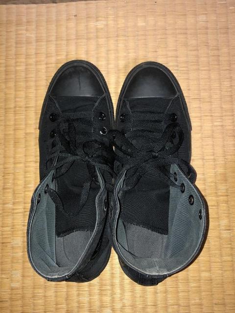 良好!コンバース CONVERSE ハイカット オールブラック 26.0p < 男性ファッション 良好!コンバース CONVERSE ハイカット オールブラック 26.0p < 男性ファッションの