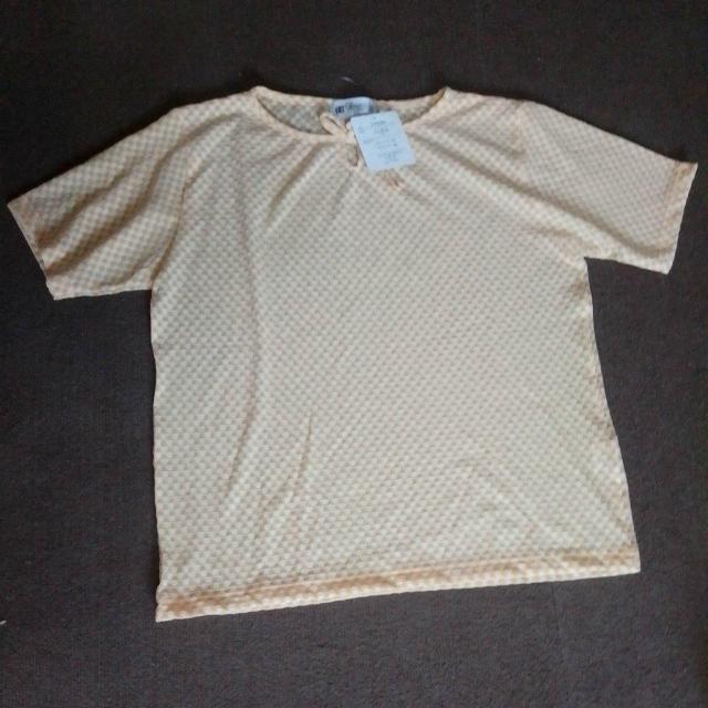 新品 イエロー 半袖 春夏 LLサイズ < 女性ファッション 新品 イエロー 半袖 春夏 LLサイズ < 女性ファッションの