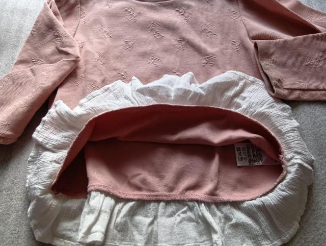 ☆ apres les cours ☆カットソー ☆ 130サイズ ☆ 女の子用 ☆ 長袖トップス < キッズ/ベビー ☆ apres les cours ☆カットソー ☆ 130サイズ ☆ 女の子用 ☆ 長袖トップス < キッズ/ベビーの