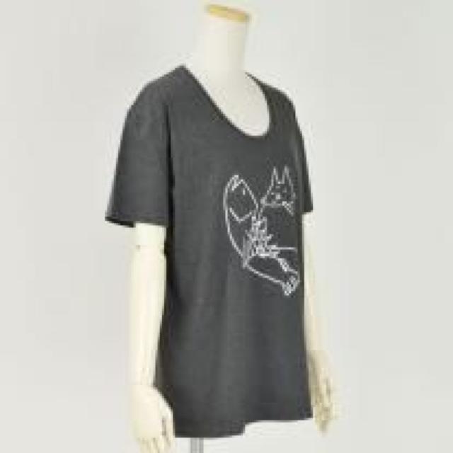 mintNeko・秋田限定ハタハタ&ネコイラストTシャツ。グレー < ブランド mintNeko・秋田限定ハタハタ&ネコイラストTシャツ。グレー < ブランドの
