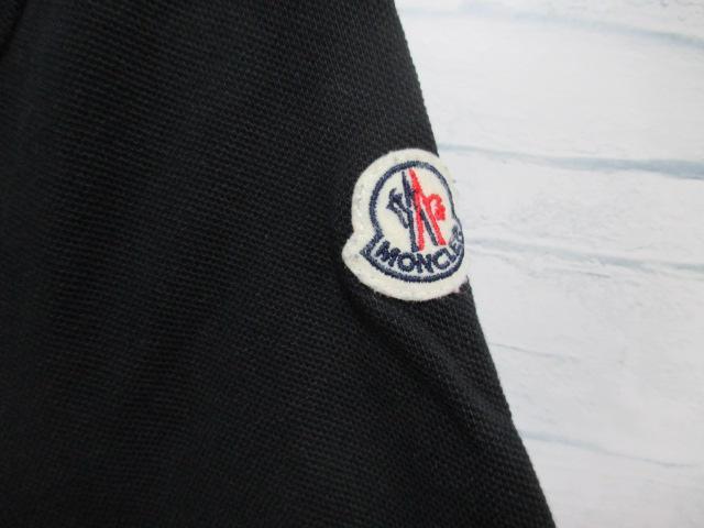☆MONCLER モンクレール ワッペン 襟刺繍 デザイン ポロシャツ 半袖/メンズ/S/ブラック☆人気希少モデル < ブランド ☆MONCLER モンクレール ワッペン 襟刺繍 デザイン ポロシャツ 半袖/メンズ/S/ブラック☆人気希少モデル < ブランドの