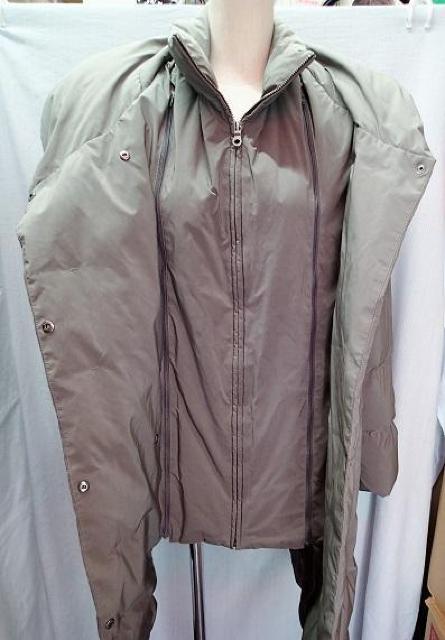 希少 大きいサイズ◆PLST  プラステ/ダウンコート ショールカラー フロント&袖口二重構造/グレー/大きいサイズXL < 女性ファッション  希少 大きいサイズ◆PLST  プラステ/ダウンコート ショールカラー フロント&袖口二重構造/グレー/大きいサイズXL < 女性ファッションの