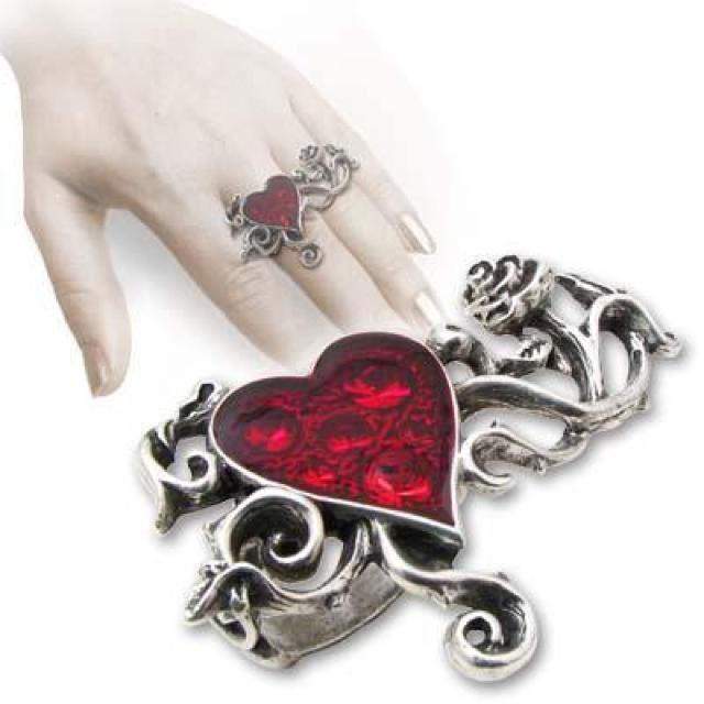 Alchemy Gothic: Bed of Blood Rose ring < 女性アクセサリー/時計  Alchemy Gothic: Bed of Blood Rose ring < 女性アクセサリー/時計の
