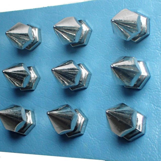 スタッズ 鋲 トゲトゲ 3列 レザーブレスレット ブレスレット リストバンド ロック パンク 青色 水色 D < 男性アクセサリー/時計 スタッズ 鋲 トゲトゲ 3列 レザーブレスレット ブレスレット リストバンド ロック パンク 青色 水色 D < 男性アクセサリー/時計の