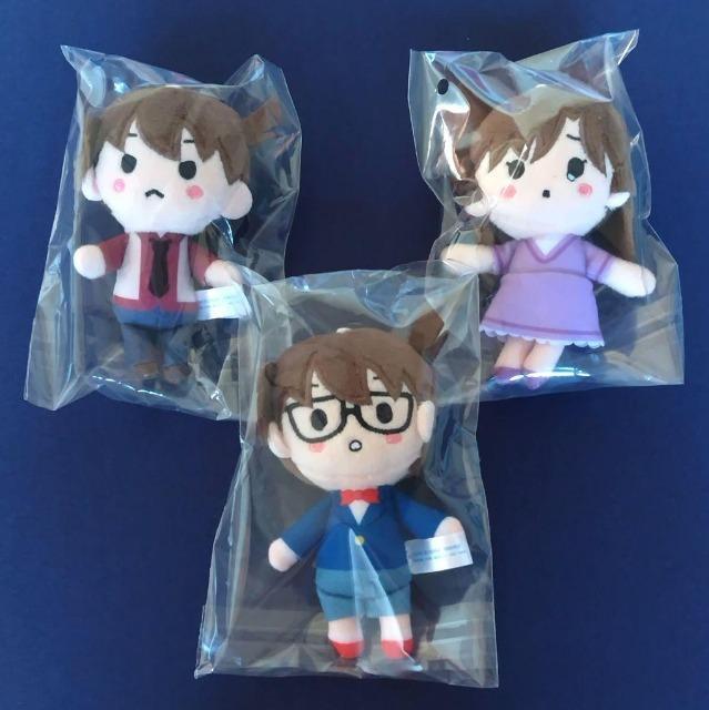 名探偵コナン☆セガラッキーくじ☆メモリアル カット G賞 ぬいぐるみマスコット《コナン》《新一》《蘭》3点 < アニメ/コミック/キャラクター 名探偵コナン☆セガラッキーくじ☆メモリアル カット G賞 ぬいぐるみマスコット《コナン》《新一》《蘭》3点 < アニメ/コミック/キャラクターの