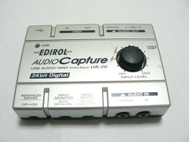 ROLAND (ローランド) / EDIROL AUDIO CAPTURE UA-20・ジャンク・即決! < ホビー ROLAND (ローランド) / EDIROL AUDIO CAPTURE UA-20・ジャンク・即決! < ホビーの