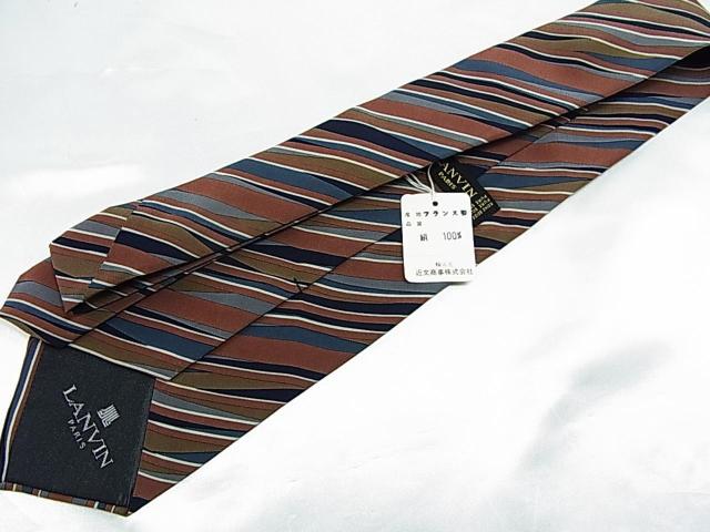 ���m�����K���g�p LANVIN �����o�� ���B���e�[�W �l�N�^�C �t�����X�� �^�O�t �� �u�����h�� 