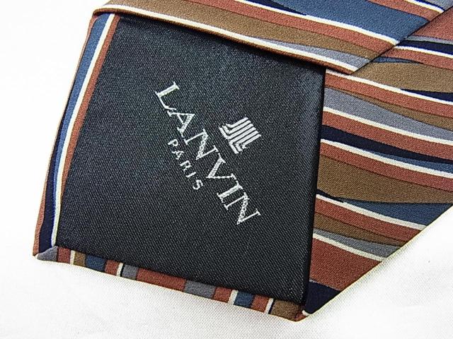 ���m�����K���g�p LANVIN �����o�� ���B���e�[�W �l�N�^�C �t�����X�� �^�O�t �� �u�����h�� 