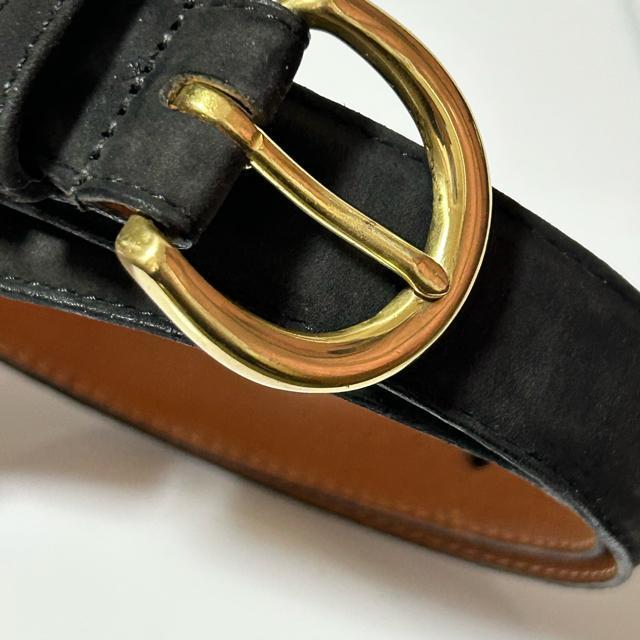 COACH �R�[�` �k�o�b�N 3913 �S�[���h���� �x���g �\�L�T�C�Y SMALL ���f�B�[�X �u���b�N �� �u�����h�� 