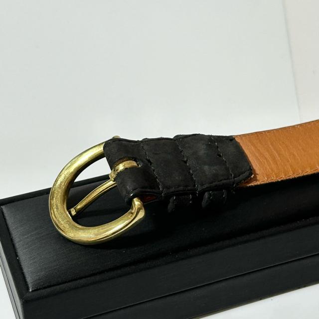 COACH �R�[�` �k�o�b�N 3913 �S�[���h���� �x���g �\�L�T�C�Y SMALL ���f�B�[�X �u���b�N �� �u�����h�� 