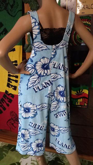 激カワッ(*^ω^)プラネ†ハイビ柄パイル地オーバーオール < 女性ファッション  激カワッ(*^ω^)プラネ†ハイビ柄パイル地オーバーオール < 女性ファッションの