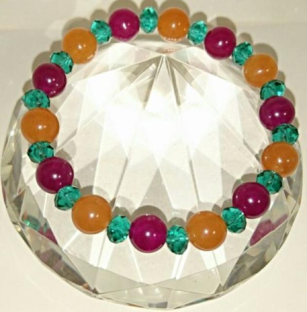 恋愛☆オレンジアベンチュリン&ローズジェド☆ブレス☆16.5p < 女性アクセサリー/時計  恋愛☆オレンジアベンチュリン&ローズジェド☆ブレス☆16.5p  < 女性アクセサリー/時計の