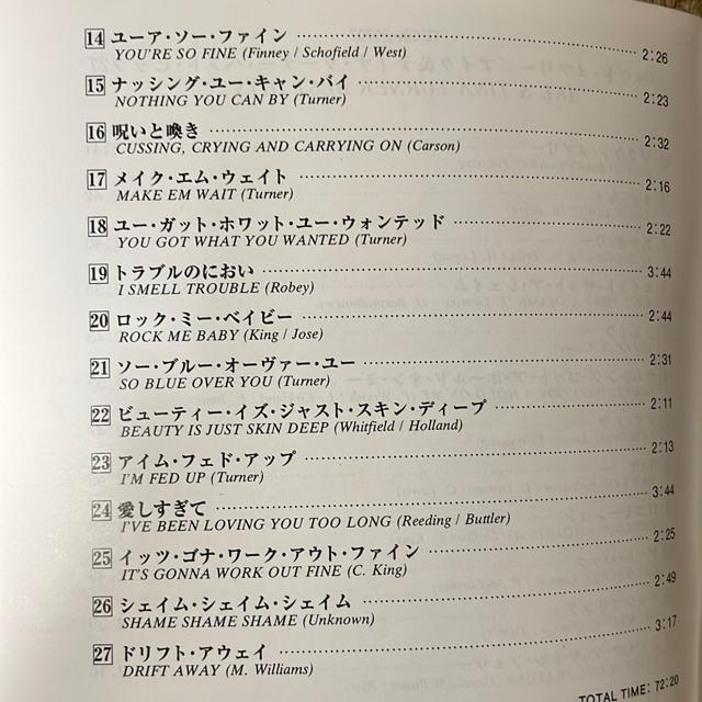 アイク&ティナ・ターナー CD ベスト ビートルズ CCR < CD/DVD/ビデオ  アイク&ティナ・ターナー CD ベスト ビートルズ CCR < CD/DVD/ビデオの