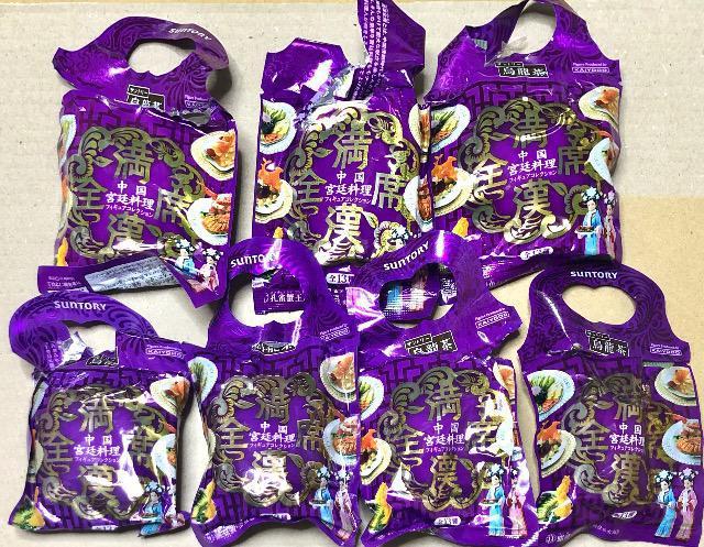 サントリー烏龍茶 中国宮廷料理フィギュアコレクション 7個 < ホビー サントリー烏龍茶 中国宮廷料理フィギュアコレクション 7個 < ホビーの