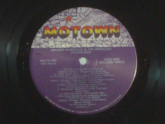 ANTHOLOGY / SMOKEY ROBINSON AND THE MIRACLES US盤3LP < CD/DVD/ビデオ  ANTHOLOGY / SMOKEY ROBINSON AND THE MIRACLES US盤3LP < CD/DVD/ビデオの