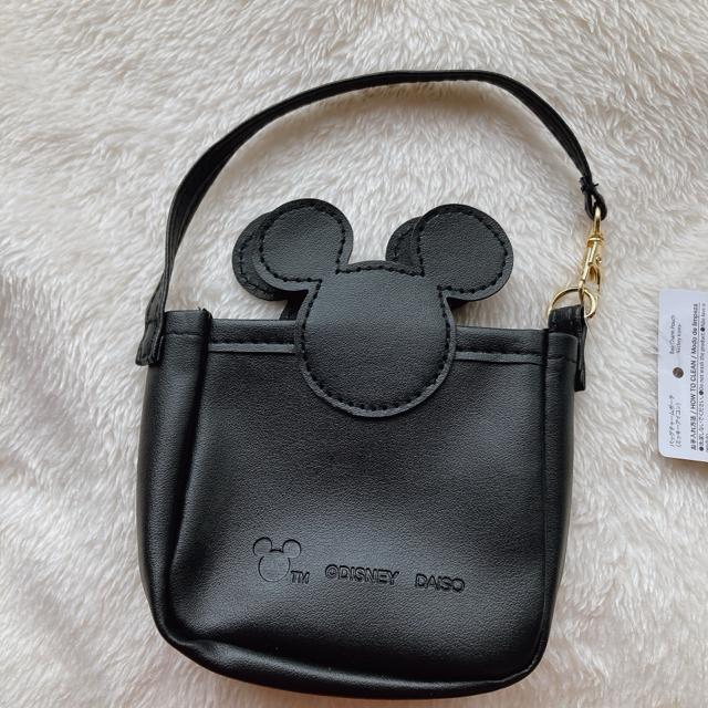ディズニー ミッキー アイコン バッグチャームポーチ 黒 オタ活 ミニバッグ N2m < おもちゃ  ディズニー ミッキー アイコン バッグチャームポーチ 黒 オタ活 ミニバッグ N2m < おもちゃの