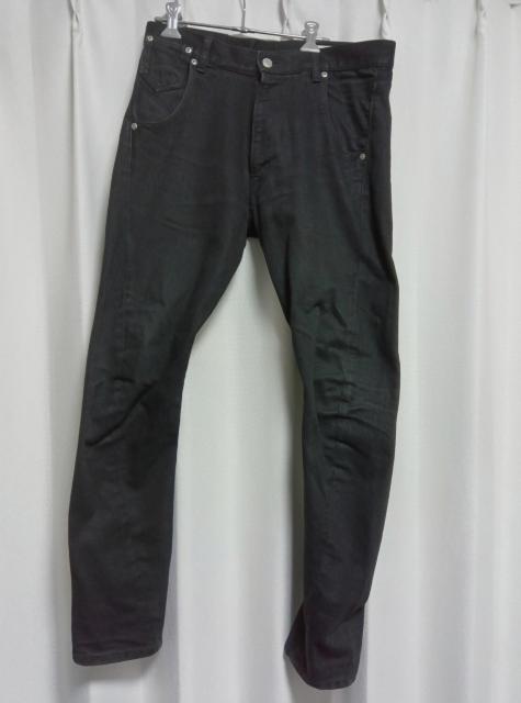 JIEDA 裾ファスナー ストレッチ 変形 スリム デニムパンツ サイズ1 黒 ブラック ジエダ ジーンズ ドメスティック 日本製 < 男性ファッション  JIEDA 裾ファスナー ストレッチ 変形 スリム デニムパンツ サイズ1 黒 ブラック ジエダ ジーンズ ドメスティック 日本製  < 男性ファッションの