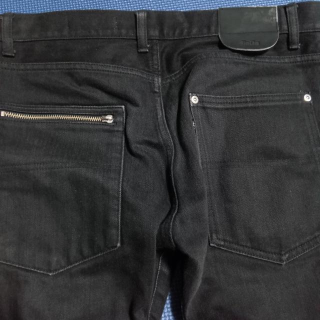 JIEDA 裾ファスナー ストレッチ 変形 スリム デニムパンツ サイズ1 黒 ブラック ジエダ ジーンズ ドメスティック 日本製 < 男性ファッション  JIEDA 裾ファスナー ストレッチ 変形 スリム デニムパンツ サイズ1 黒 ブラック ジエダ ジーンズ ドメスティック 日本製 < 男性ファッションの