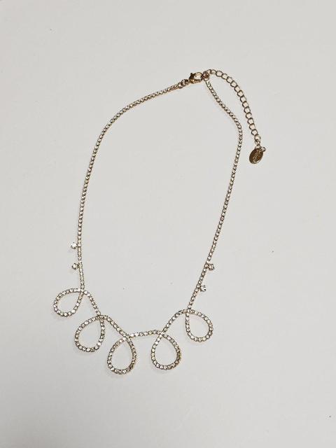 (206) Claire's ラインストーン 渦巻き gold ネックレス < ブランド (206) Claire's ラインストーン 渦巻き gold ネックレス < ブランドの