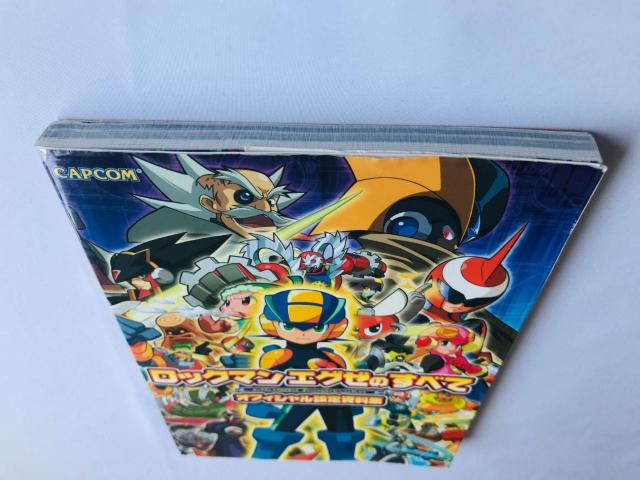 ロックマンエグゼのすべて オフィシャル設定資料集 攻略本 初版 ガイド Rock Mega Man EXE Guide GBA < ゲーム本体/ソフト ロックマンエグゼのすべて オフィシャル設定資料集 攻略本 初版 ガイド Rock Mega Man EXE Guide GBA < ゲーム本体/ソフトの