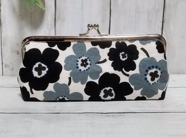 北欧 花柄 角型がま口 メガネケース ペンケース 小物入れ 多目的ポーチ < 女性ファッション 北欧 花柄 角型がま口 メガネケース ペンケース 小物入れ 多目的ポーチ < 女性ファッションの