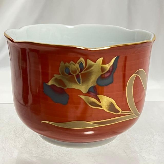 未使用 美濃焼 大吉窯 金銀あやめ 小鉢 5客 朱色 金縁 輪花 10cm 小鉢揃 食器 和食器 レトロ 昭和 ヴィンテージ < インテリア/ライフ 未使用 美濃焼 大吉窯 金銀あやめ 小鉢 5客 朱色 金縁 輪花 10cm 小鉢揃 食器 和食器 レトロ 昭和 ヴィンテージ < インテリア/ライフの