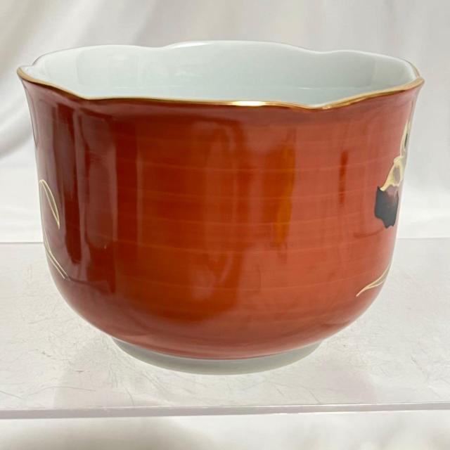 未使用 美濃焼 大吉窯 金銀あやめ 小鉢 5客 朱色 金縁 輪花 10cm 小鉢揃 食器 和食器 レトロ 昭和 ヴィンテージ < インテリア/ライフ 未使用 美濃焼 大吉窯 金銀あやめ 小鉢 5客 朱色 金縁 輪花 10cm 小鉢揃 食器 和食器 レトロ 昭和 ヴィンテージ < インテリア/ライフの