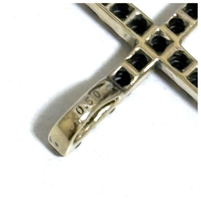 K14WG ブラックダイヤ クロス ペンダントトップ チャーム < 女性アクセサリー/時計 K14WG ブラックダイヤ クロス ペンダントトップ チャーム < 女性アクセサリー/時計の