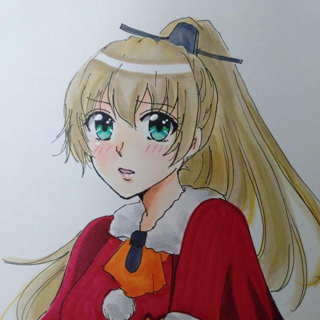 自作イラスト 艦これ 熊野 クリスマス < アニメ/コミック/キャラクター 自作イラスト 艦これ 熊野 クリスマス < アニメ/コミック/キャラクターの