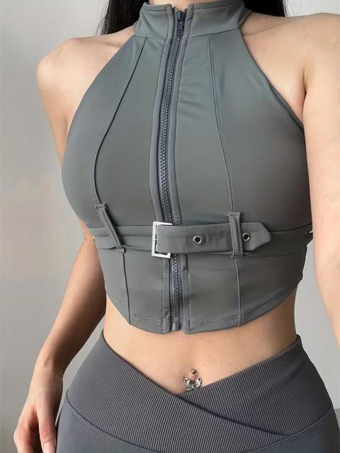 レディース動きやすくカッコイイお洒落ジムタンクトップフルバストパッドプレート付 < 女性ファッション レディース動きやすくカッコイイお洒落ジムタンクトップフルバストパッドプレート付 < 女性ファッションの