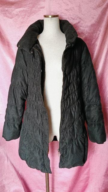 ★【SPORTIFF】スポーティフ★黒ブラックお洒落☆シンプル使える♪スッキリ細見え♪ダウンジャケットコート☆三浦りさ子 < 女性ファッション ★【SPORTIFF】スポーティフ★黒ブラックお洒落☆シンプル使える♪スッキリ細見え♪ダウンジャケットコート☆三浦りさ子 < 女性ファッションの