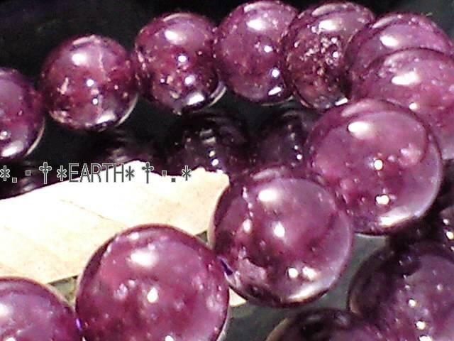 天然石★10ミリ不眠予防レピドライト濃赤紫モザンビ-ク産AAA数珠 < 女性アクセサリー/時計 天然石★10ミリ不眠予防レピドライト濃赤紫モザンビ-ク産AAA数珠 < 女性アクセサリー/時計の