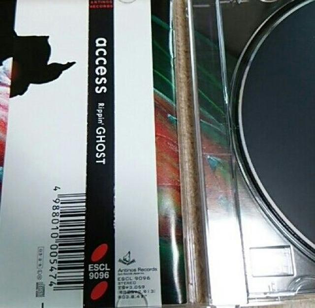 CD access Rippin'GHOST 帯あり アクセス貴水博之浅倉大介 < タレントグッズ  CD access Rippin'GHOST 帯あり アクセス貴水博之浅倉大介 < タレントグッズの