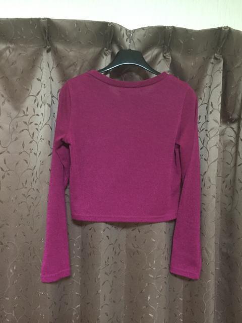 1264.セシルマクビー☆ショート丈カーディガン☆マゼンタ☆M < 女性ファッション  1264.セシルマクビー☆ショート丈カーディガン☆マゼンタ☆M < 女性ファッションの