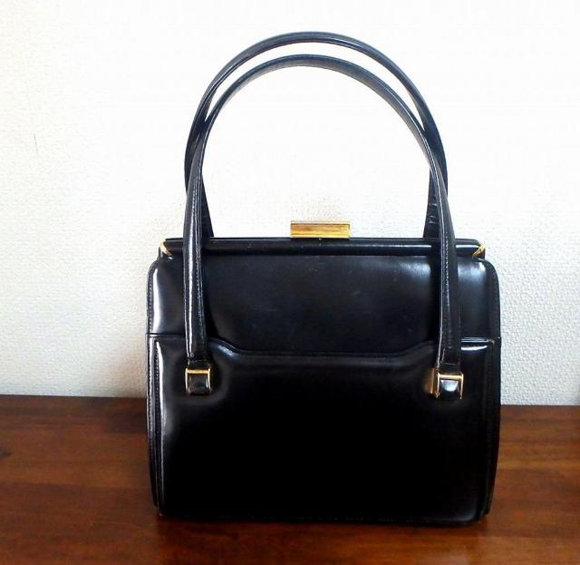 ◆銀座かねまつ GINZA Kanematsu ハンドバッグ ブラック 中古品 < 女性ファッション  ◆銀座かねまつ GINZA Kanematsu ハンドバッグ ブラック 中古品  < 女性ファッションの