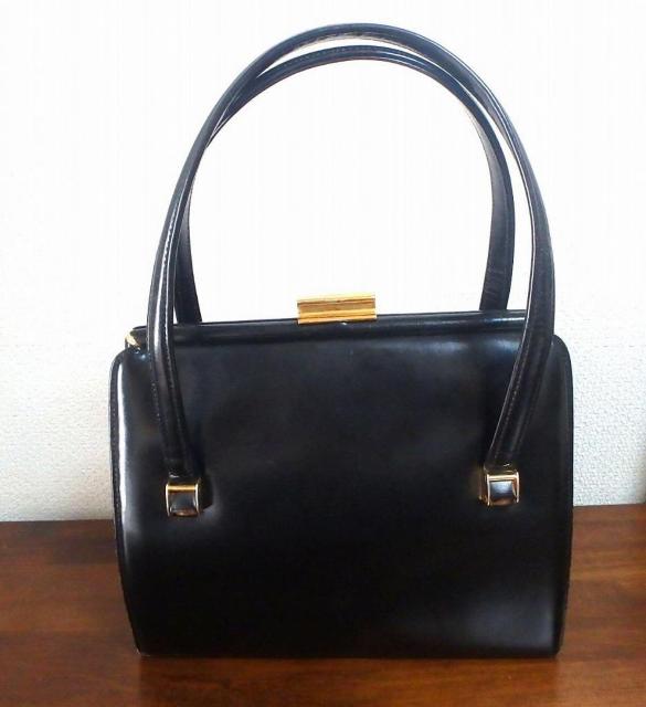 ◆銀座かねまつ GINZA Kanematsu ハンドバッグ ブラック 中古品 < 女性ファッション  ◆銀座かねまつ GINZA Kanematsu ハンドバッグ ブラック 中古品 < 女性ファッションの