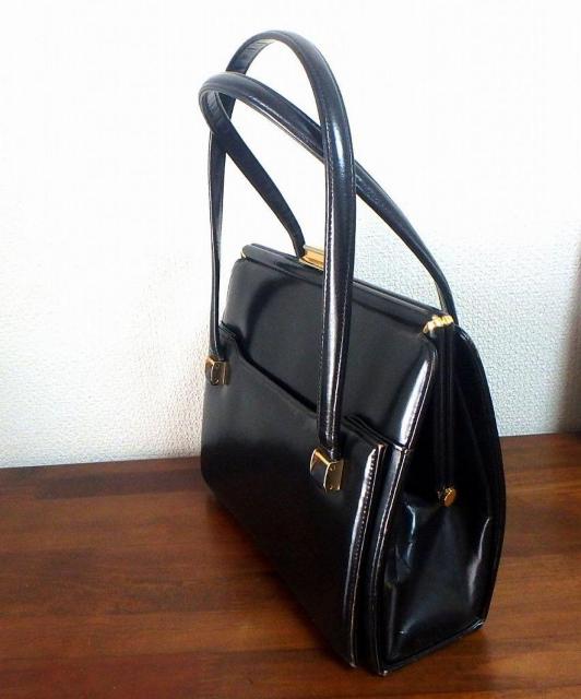 ◆銀座かねまつ GINZA Kanematsu ハンドバッグ ブラック 中古品 < 女性ファッション  ◆銀座かねまつ GINZA Kanematsu ハンドバッグ ブラック 中古品 < 女性ファッションの