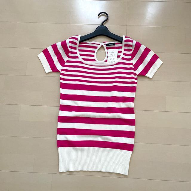 新品 ボーダー サマーニット < 女性ファッション  新品 ボーダー サマーニット < 女性ファッションの