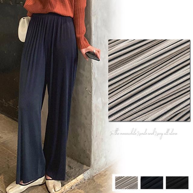 送料無料 新品 プリーツパンツ セルフカットワイドパンツ < 女性ファッション  送料無料 新品 プリーツパンツ セルフカットワイドパンツ < 女性ファッションの