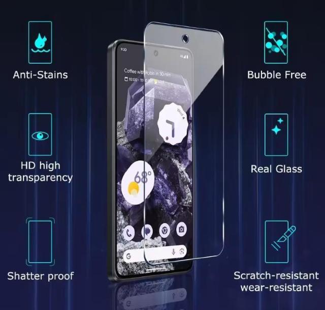 Google Pixel 8a �K���X �ی�t�B���� 2.5D �s�N�Z��8a pixel8a  ���Ɏq �ی�t�B���� 2.5�c �� �Ɠd/AV�� 