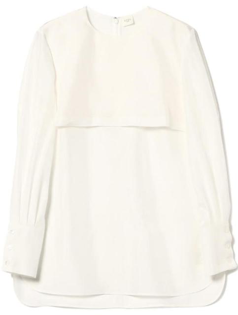 レディース クルーネック シルクブラウス < 女性ファッション レディース クルーネック シルクブラウス < 女性ファッションの