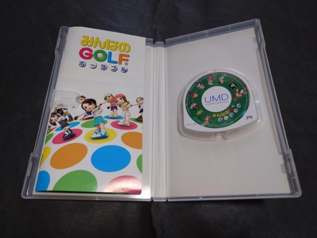 PSP みんなのGOLF ポータブル PSP the Best / みんなのゴルフ ケース・解説書付き < ゲーム本体/ソフト PSP みんなのGOLF ポータブル PSP the Best / みんなのゴルフ ケース・解説書付き < ゲーム本体/ソフトの