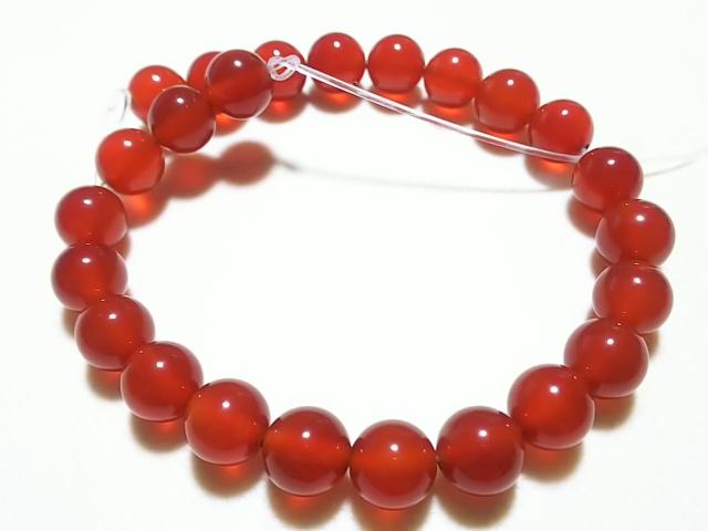 天然石★赤瑪瑙 ラウンド8mm 半連 < 女性アクセサリー/時計  天然石★赤瑪瑙 ラウンド8mm 半連  < 女性アクセサリー/時計の