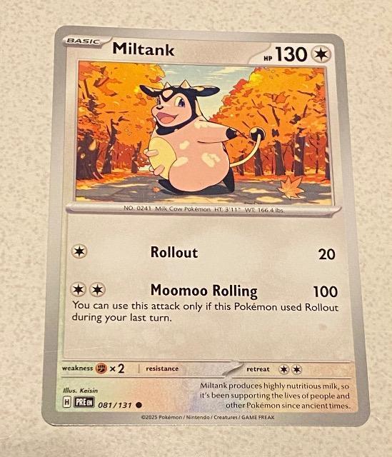 ポケットモンスター カードゲーム ミルタンク ゲームカード BASIC Miltank HP 130 海外版 < トレーディングカード ポケットモンスター カードゲーム ミルタンク ゲームカード BASIC Miltank HP 130 海外版 < トレーディングカードの