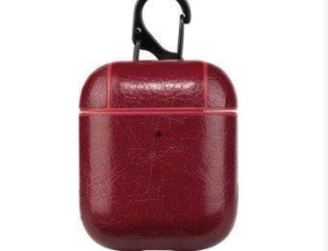 AirPods 1世代 2世代 ケース レザー カラビナ エアーポッズ 保護ケース レザー調 レッド < 家電/AV AirPods 1世代 2世代 ケース レザー カラビナ エアーポッズ 保護ケース レザー調 レッド < 家電/AVの