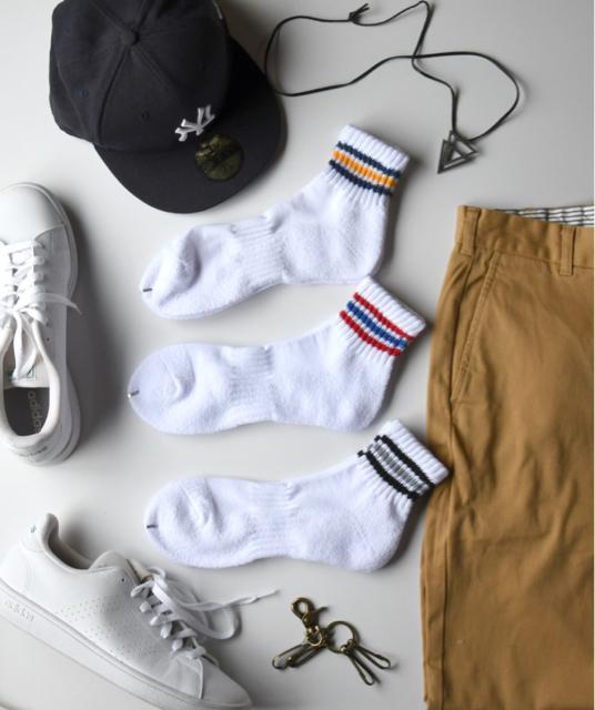 【新品3足セット】ホワイトライン ヘビーパイル メンズソックス < 男性ファッション 【新品3足セット】ホワイトライン ヘビーパイル メンズソックス < 男性ファッションの