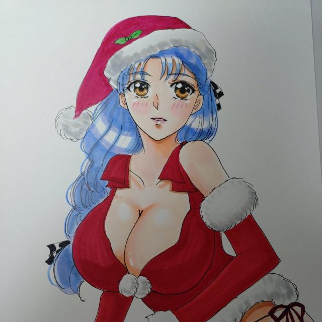 自作イラスト 同級生2 鳴沢美佐子 サンタ < アニメ/コミック/キャラクター 自作イラスト 同級生2 鳴沢美佐子 サンタ < アニメ/コミック/キャラクターの