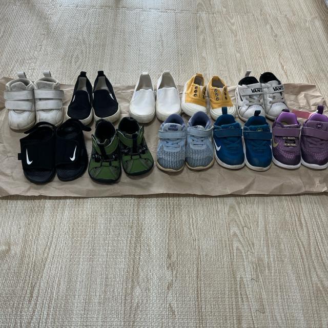 キッズ ベビー スニーカー 靴 ナイキ アシックス バンズ ブリーズ サンダル 13cm〜15cm 11足まとめて < キッズ/ベビー キッズ ベビー スニーカー 靴 ナイキ アシックス バンズ ブリーズ サンダル 13cm〜15cm 11足まとめて < キッズ/ベビーの